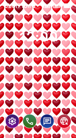 Сердечки на белом фоне