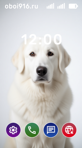 Белый алабай