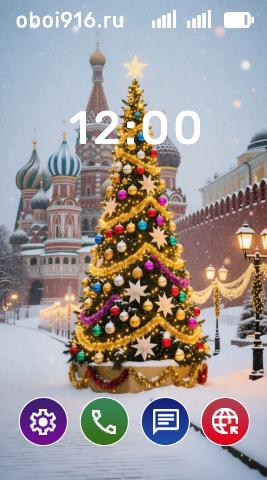 Новогодняя ёлка на Красой площади