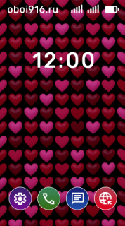 Много мелких сердечек