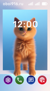 Рыжий котёнок