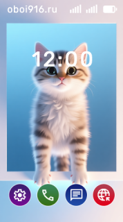 Забавный котёнок