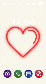 Контур сердца