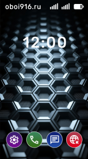 Чёрный градиент с абстрактным узором