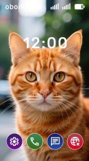 Рыжий кот с полосками